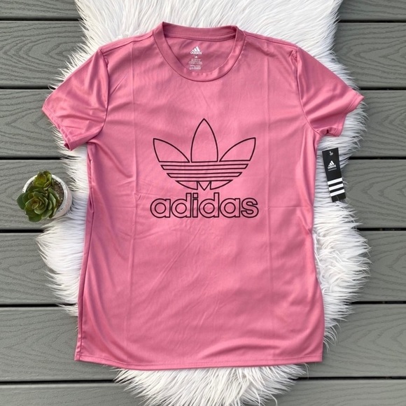 adidas Tops - Adidas Pink Logo Top